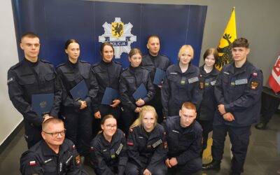 👮‍♂️ Nasi uczniowie na ślubowaniu policjantów!