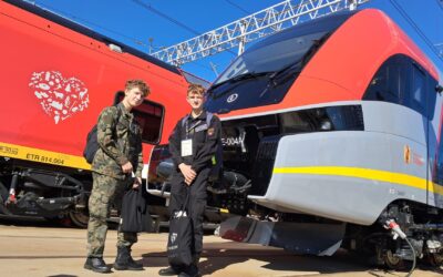 🚆Uczniowie klas mundurowych na targach TRAKO 2025 w Gdańsku💡