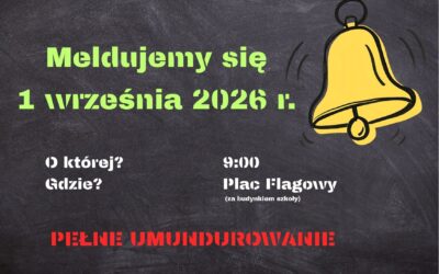 📢 Uroczyste rozpoczęcie roku szkolnego 2026/2027