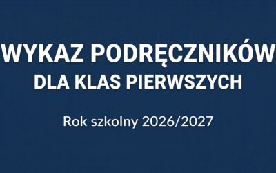 Wykaz podręczników dla klas pierwszych